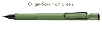 [Safari] 사파리 오리진-사바나 그린141 샤프+라미 샤프심 set  / 0.5mm (Special Edition)